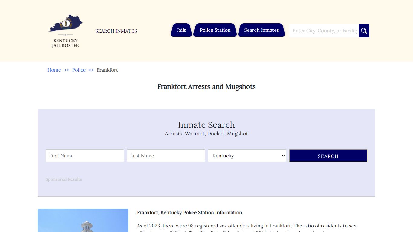 Frankfort Arrests and Mugshots | Jail Roster Search